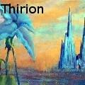 Alberto Thirion - The Cathedral of the earth - Oil Painting