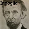 Sal Robert Ingoglia - Abraham Lincoln hand drawing print - None